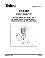 Preview for 2 page of Yale SS030BF Maintenance Manual