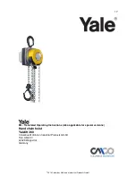 Preview for 17 page of Yale yalelift 360 Operating Instructions Manual