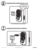 Preview for 9 page of Yale YRD246 Installation And Programming Instructions