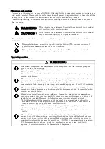 Preview for 3 page of YAMADA NDP-25 series Operation Manual