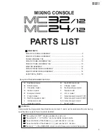 Preview for 3 page of Yamaha Audio MC32/12 Service Manual