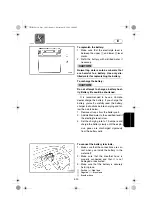 Preview for 112 page of Yamaha 2005 WaveRunner VX11 0Sport Owner'S Manual