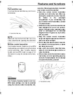 Preview for 35 page of Yamaha 2008 WaveRunner FX Cruiser High Output Owner'S/Operator'S Manual