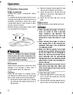 Preview for 62 page of Yamaha 2008 WaveRunner FX Cruiser High Output Owner'S/Operator'S Manual