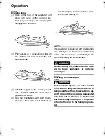 Preview for 76 page of Yamaha 2008 WaveRunner FX Cruiser High Output Owner'S/Operator'S Manual