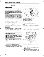 Preview for 84 page of Yamaha 2008 WaveRunner FX Cruiser High Output Owner'S/Operator'S Manual