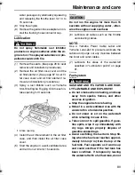 Preview for 85 page of Yamaha 2008 WaveRunner FX Cruiser High Output Owner'S/Operator'S Manual