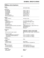 Preview for 20 page of Yamaha 2009 YFM25RY Service Manual