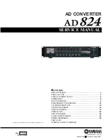 Yamaha AD824 Service Manual preview