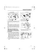 Preview for 19 page of Yamaha Apex RX10GTY Owner'S Manual