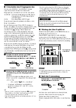 Preview for 109 page of Yamaha AV-S77 Owner'S Manual