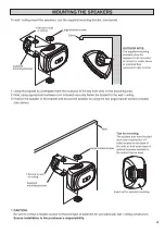 Preview for 4 page of Yamaha AW190 - NS Speaker - 35 Watt Owner'S Manual