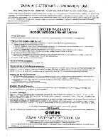 Preview for 9 page of Yamaha AW390 - NS Speaker - 40 Watt User Manual