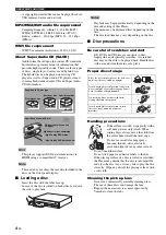 Preview for 6 page of Yamaha BD-A1010 Owner'S Manual