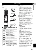 Preview for 9 page of Yamaha BD-S1065 Owner'S Manual