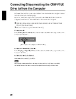 Preview for 30 page of Yamaha CD Recordable/Rewritable Drive CRW-F1UX Owner'S Manual