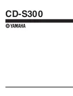 Preview for 57 page of Yamaha CD-S300 Service Manual