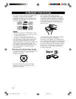 Preview for 54 page of Yamaha CDC-697 Owner'S Manual