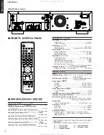 Preview for 6 page of Yamaha CDR-HD1500 Service Manual