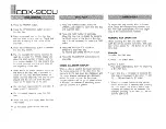 Preview for 10 page of Yamaha CDX-900 Owner'S Manual