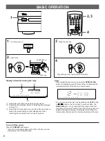 Preview for 8 page of Yamaha CDX-993 Owner'S Manual