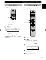 Preview for 24 page of Yamaha CDX-E200 Owner'S Manual