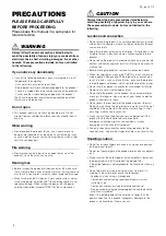 Preview for 2 page of Yamaha CHR Series Manual