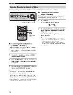 Preview for 16 page of Yamaha CinemaStation AVX-S30 Owner'S Manual