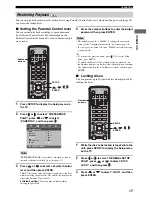 Preview for 45 page of Yamaha CinemaStation AVX-S30 Owner'S Manual