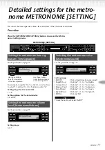 Preview for 77 page of Yamaha Clavinova CLP-970 Owner'S Manual
