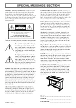 Preview for 2 page of Yamaha Clavinova CVP-103M Owner'S Manual