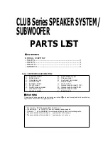 Preview for 7 page of Yamaha CLUB Series Service Manual