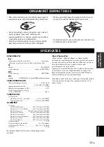 Preview for 127 page of Yamaha CRX-332 Owner'S Manual