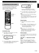 Preview for 19 page of Yamaha CRX-M5 Owner'S Manual