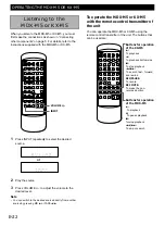 Preview for 28 page of Yamaha CRX-M5 Owner'S Manual