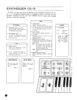 Preview for 2 page of Yamaha CS-10 Owner'S Manual