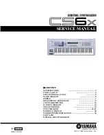 Yamaha CS6X Service Manual preview