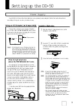 Preview for 5 page of Yamaha DD-50 Owner'S Manual