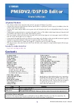Yamaha DSP5D Editor Owner'S Manual preview
