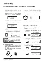 Preview for 12 page of Yamaha DTXPLORER Drum Trigger Module DTXPLORER Owner'S Manual