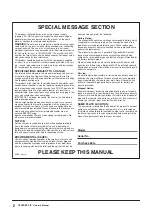 Preview for 2 page of Yamaha DTXPRESS IV Owner'S Manual