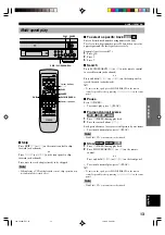 Preview for 17 page of Yamaha DV-C6480 - Progressive-Scan DVD Player Owner'S Manual