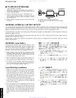 Preview for 2 page of Yamaha DV-S5860 Service Manual