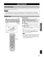 Preview for 15 page of Yamaha DVD-C920 Owner'S Manual