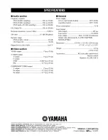 Preview for 36 page of Yamaha DVD-C920 Owner'S Manual