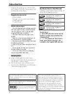 Preview for 6 page of Yamaha DVD-C940 Owner'S Manual