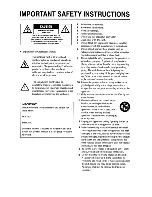 Preview for 2 page of Yamaha DVD-C961 Owner'S Manual