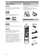 Preview for 8 page of Yamaha DVD-S1700B Owner'S Manual