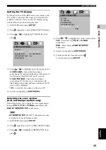 Preview for 29 page of Yamaha DVX-S301 Owner'S Manual