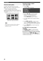 Preview for 260 page of Yamaha DVX-S301 Owner'S Manual